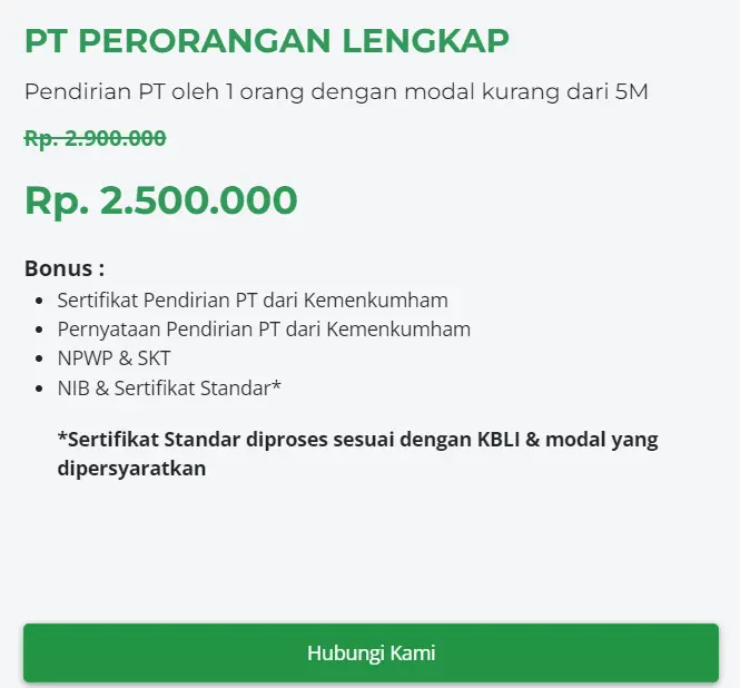 daftar harga kompetitor 3
